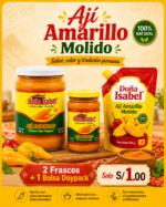 Doña Isabel Ají Amarillo Molido - 2 Frascos + 1 Bolsa Doypack